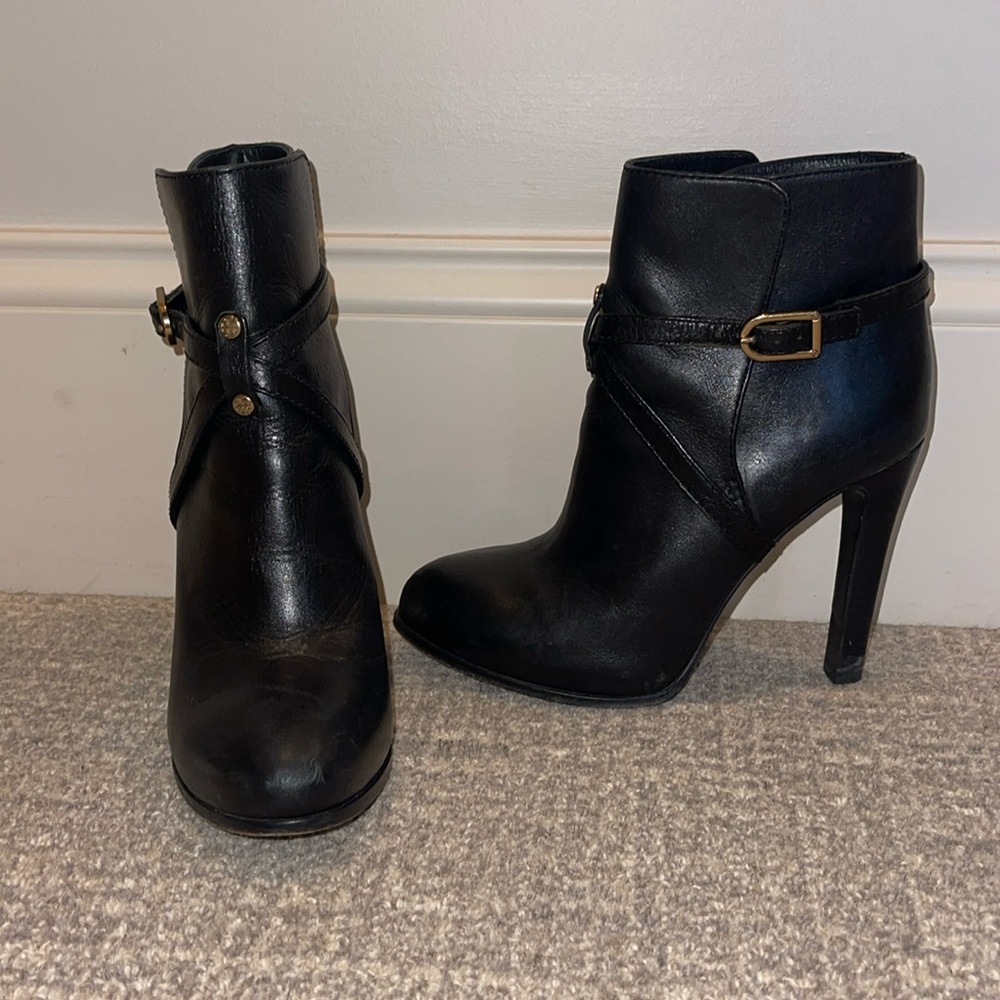 TORY BURCH leather booties